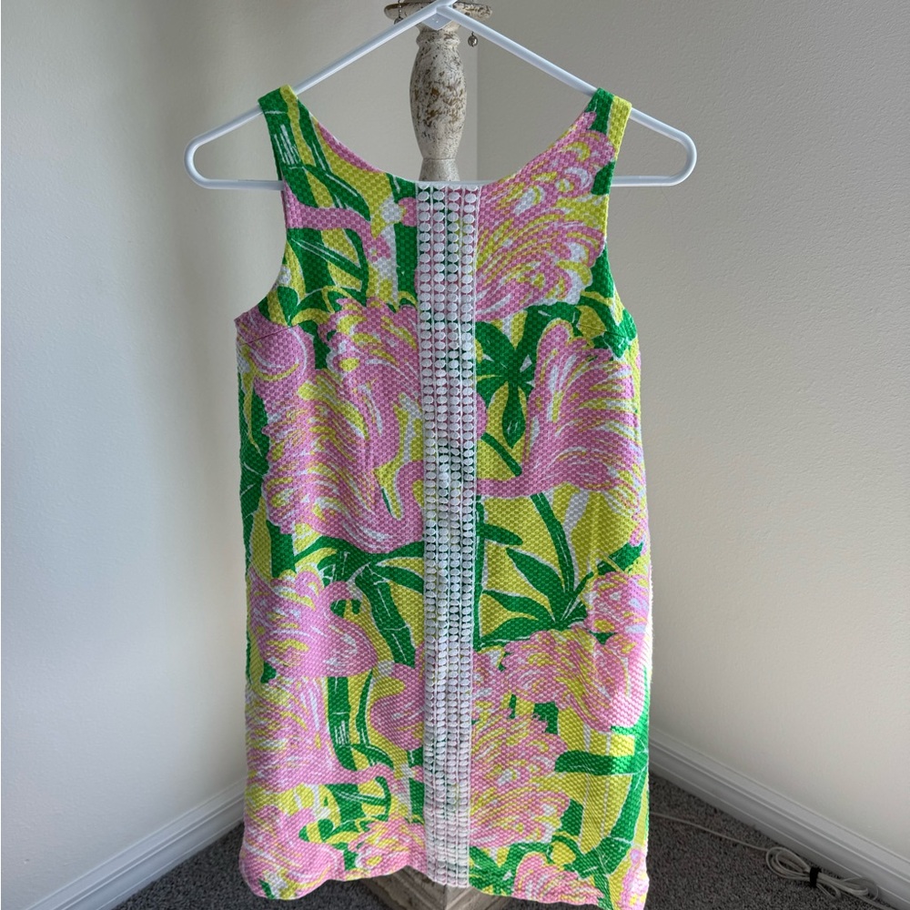 Lilly Pulitzer Kids Dress - Pink and Green Floral